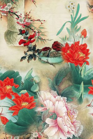 桃花印花华亿平台图片