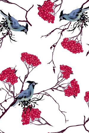 花鸟印花华亿平台图片