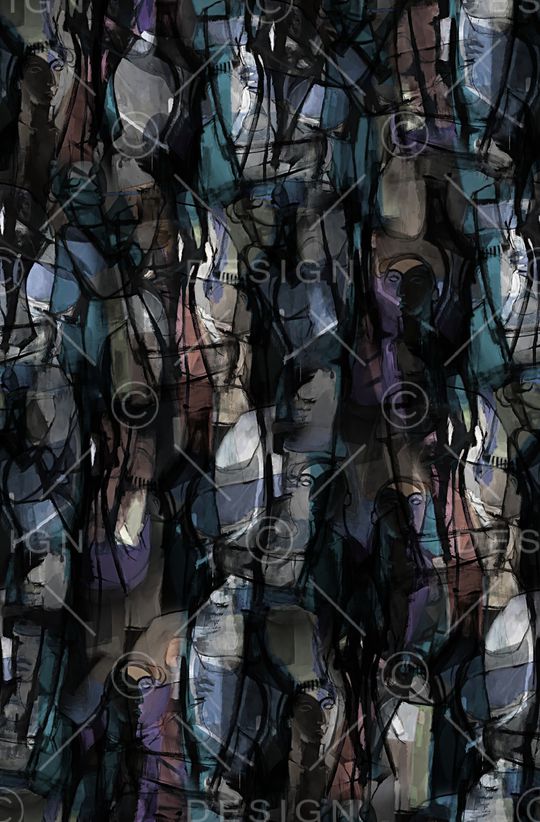 抽象纹理印花华亿平台图片