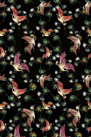 鹤印花华亿平台图片