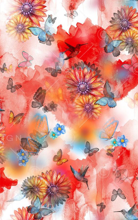 乱花印花华亿平台图片