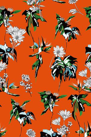 碎花印花华亿平台图片