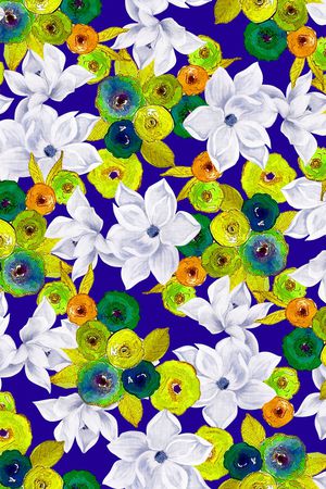 油画花卉印花华亿平台图片