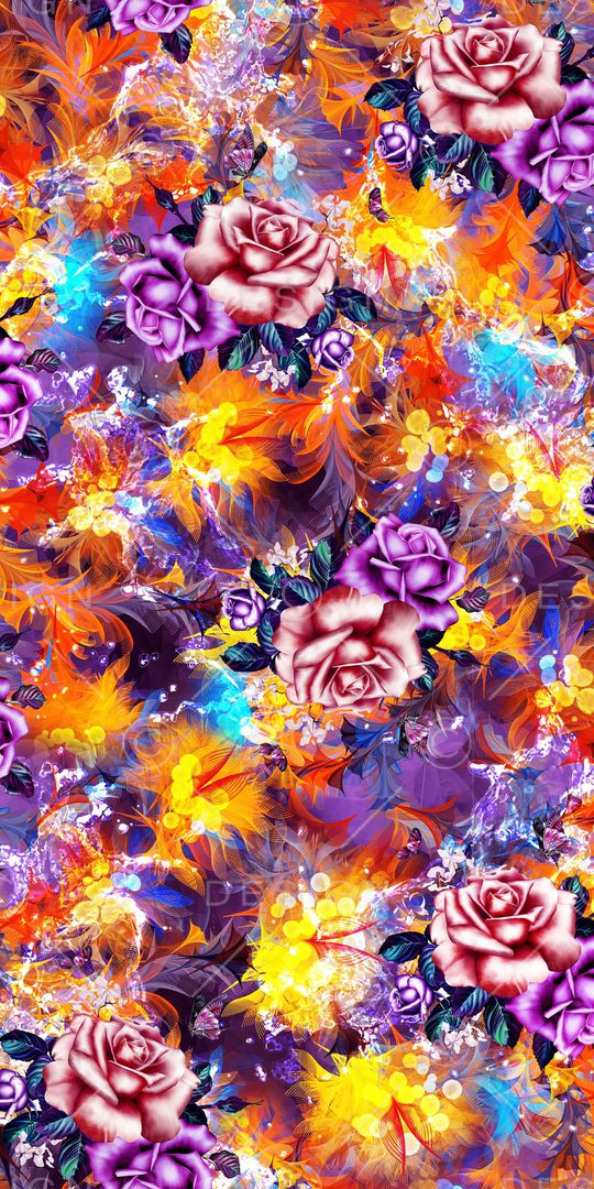 牡丹印花华亿平台图片