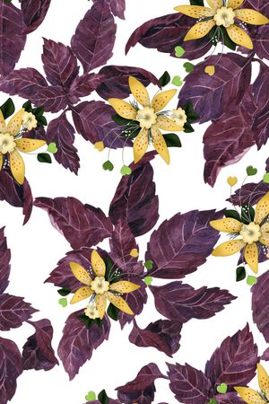 绿叶印花华亿平台图片