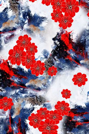 小碎花印花华亿平台图片