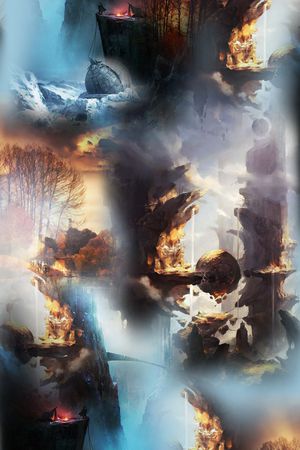 城堡印花华亿平台图片