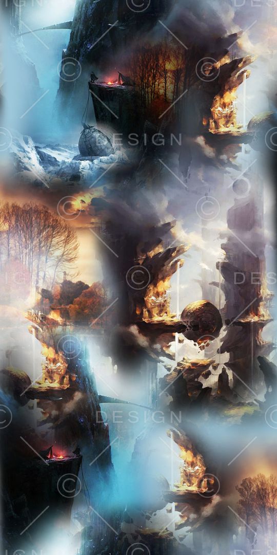 城堡印花华亿平台图片