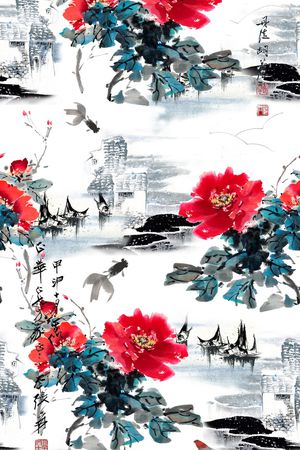 裙子印花华亿平台图片