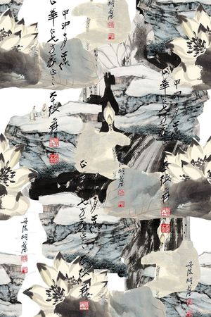 棉麻印花华亿平台图片