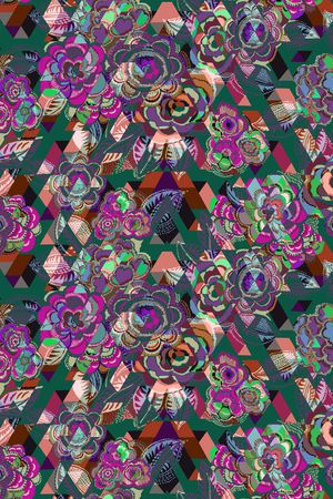 小碎花印花华亿平台图片