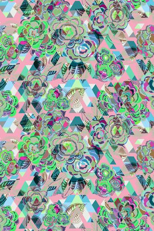 小碎花印花华亿平台图片