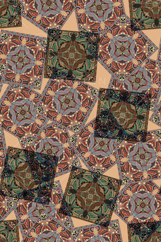 波西米亚印花华亿平台图片