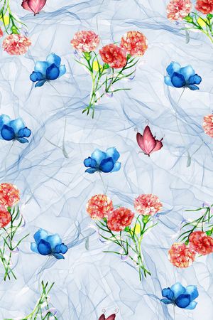 乱花印花华亿平台图片