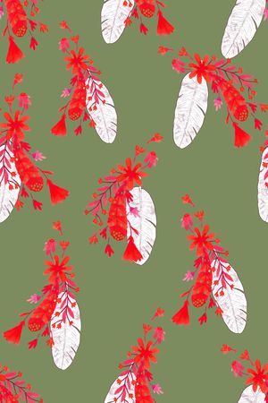 波西米亚印花华亿平台图片