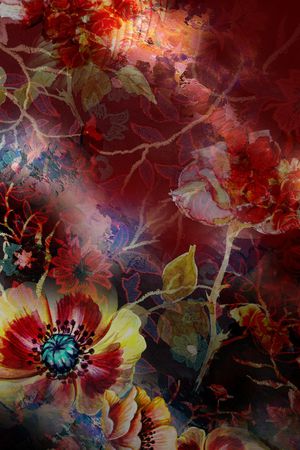 乱花印花华亿平台图片