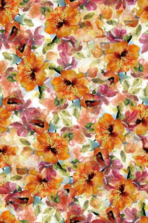 手绘印花华亿平台图片