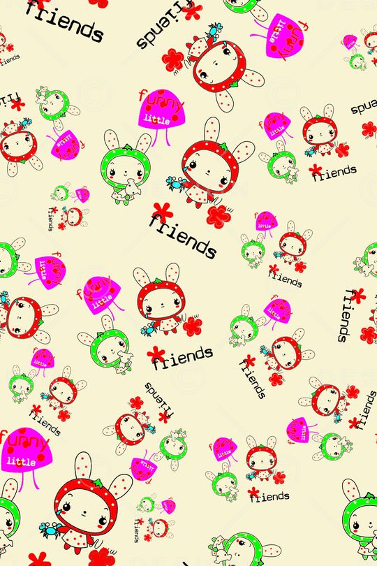 卡通印花华亿平台图片