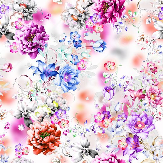 柔美印花华亿平台图片