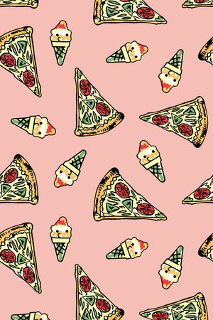 冰淇淋印花华亿平台图片