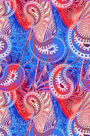 洋阳---佩斯利印花华亿平台图片