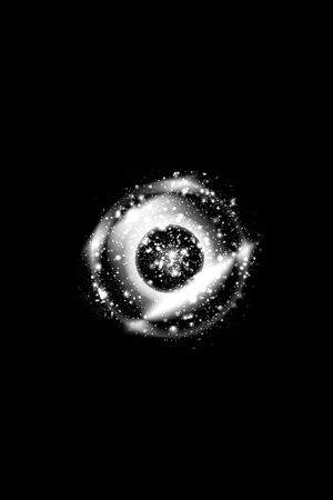 黑白抽象印花华亿平台图片