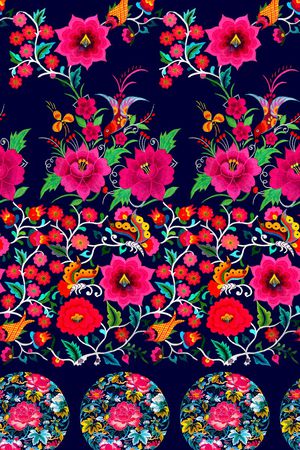 民族风印花华亿平台图片