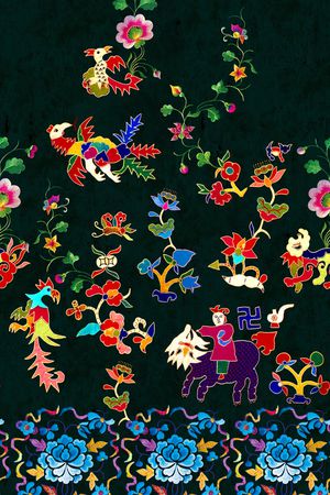 民族风印花华亿平台图片