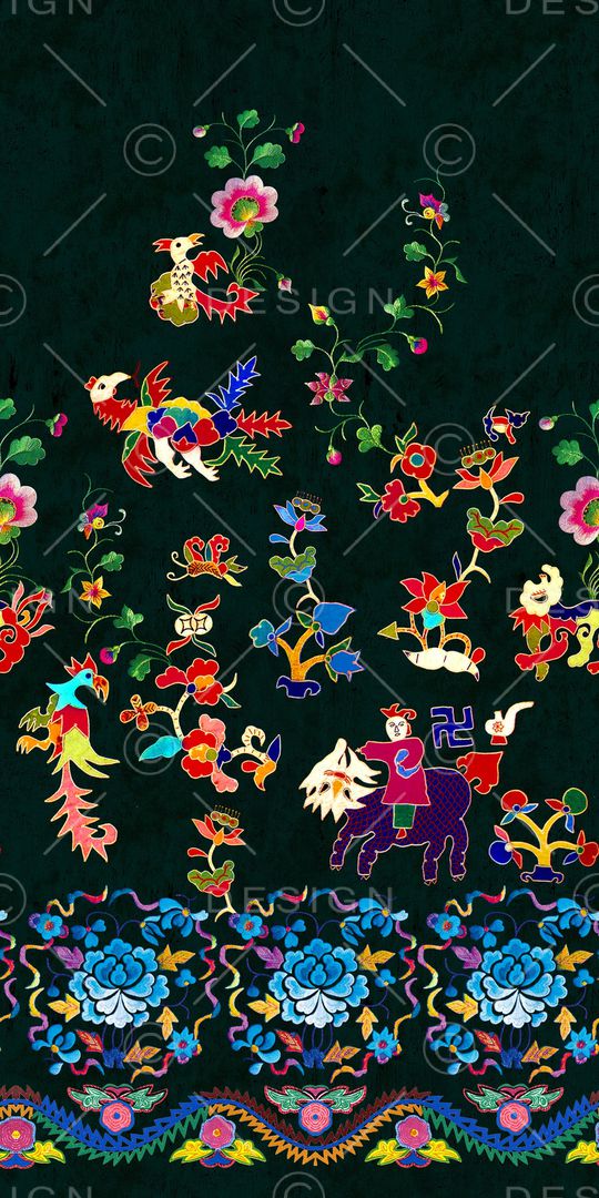 民族风印花华亿平台图片