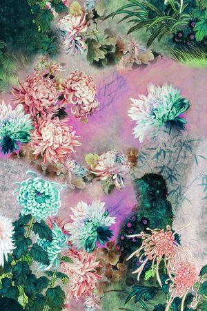 花朵印花华亿平台图片