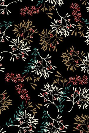 民族风小清新碎花印花华亿平台图片