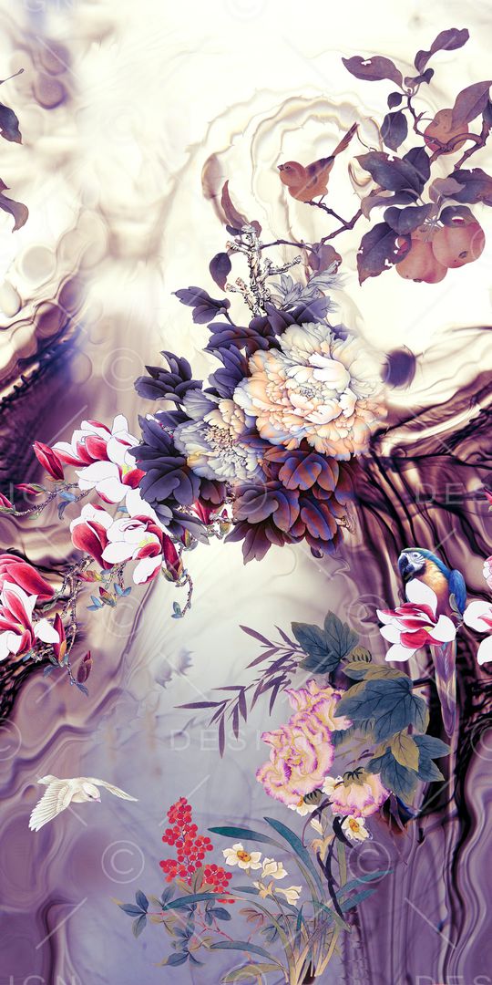 中国风印花华亿平台图片