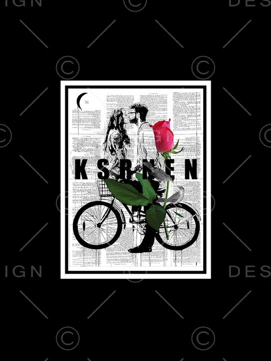 人物像印花华亿平台图片