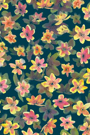 抽象印花华亿平台图片