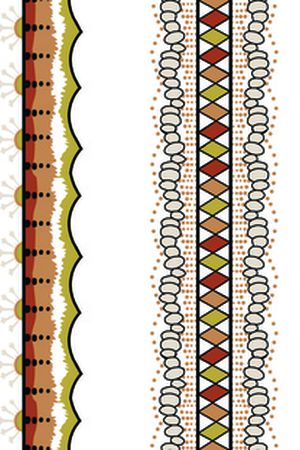 波浪条纹印花华亿平台图片