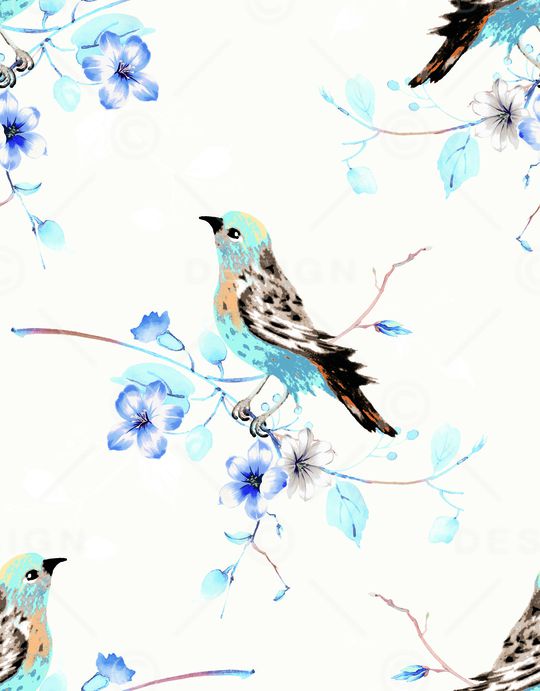 鸟印花华亿平台图片