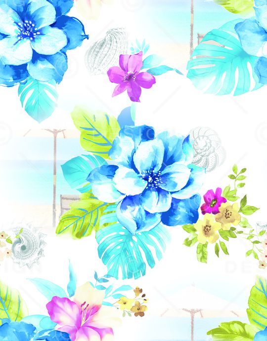 清爽印花华亿平台图片