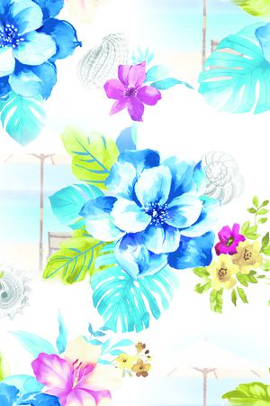 清爽印花华亿平台图片