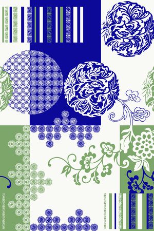 几何印花华亿平台图片