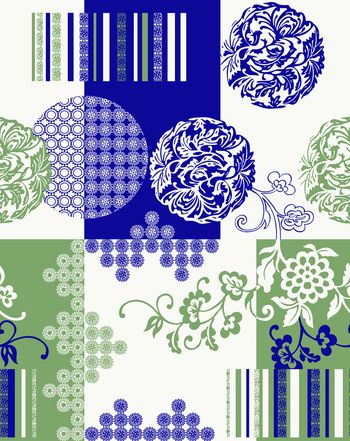 几何印花华亿平台图片