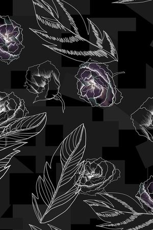 郁金香印花华亿平台图片