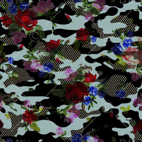 清新风印花华亿平台图片