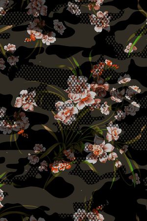 清新风印花华亿平台图片