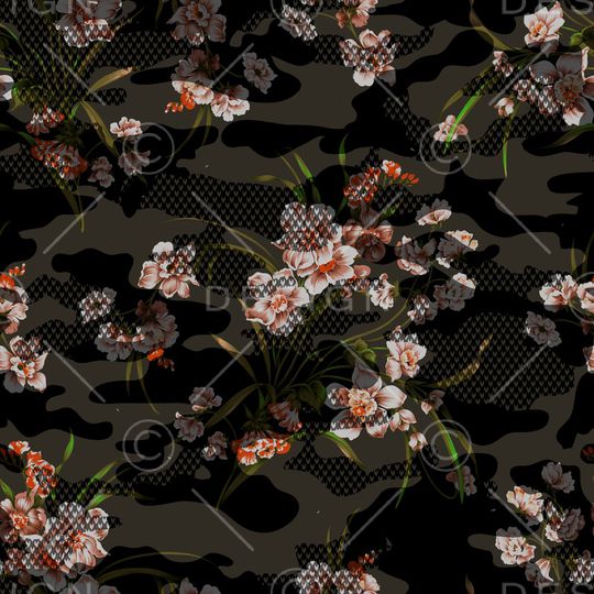 清新风印花华亿平台图片