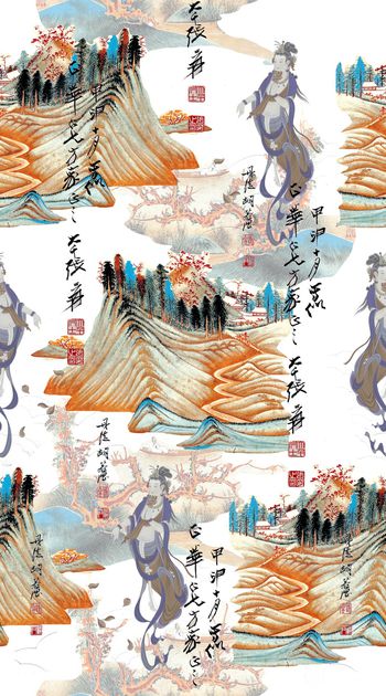 棉麻印花华亿平台图片