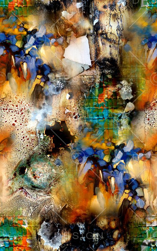 抽象印花华亿平台图片