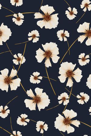 手绘花卉印花华亿平台图片