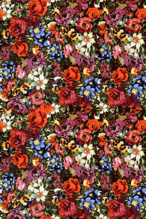 牡丹印花华亿平台图片