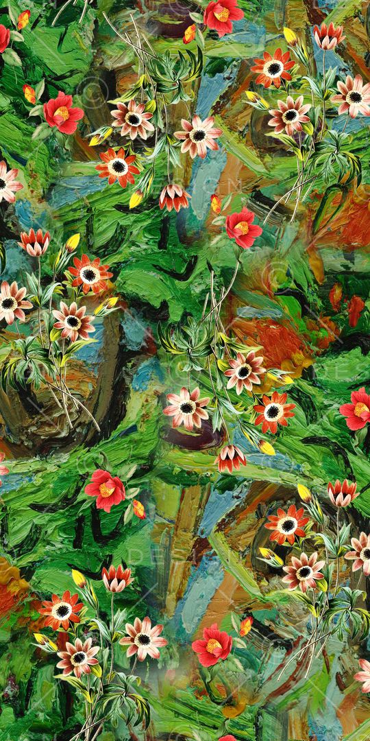 兰花印花华亿平台图片