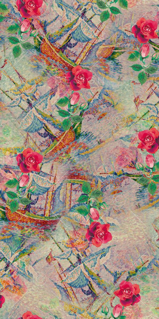 玫瑰印花华亿平台图片